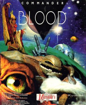 The Box Art to Commander Blood.